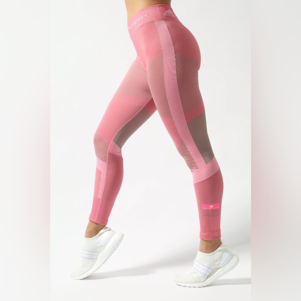 Adidas by Stella McCartney pink leggings size xs